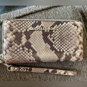 MK snakeskin wallet 2014